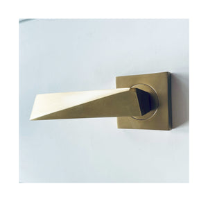 Facet lever handle (brass)