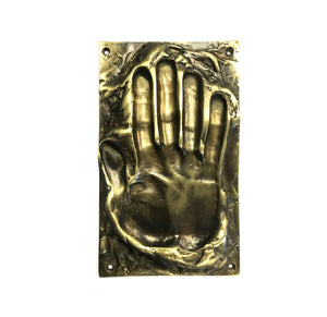 Single Handprint Push Plate