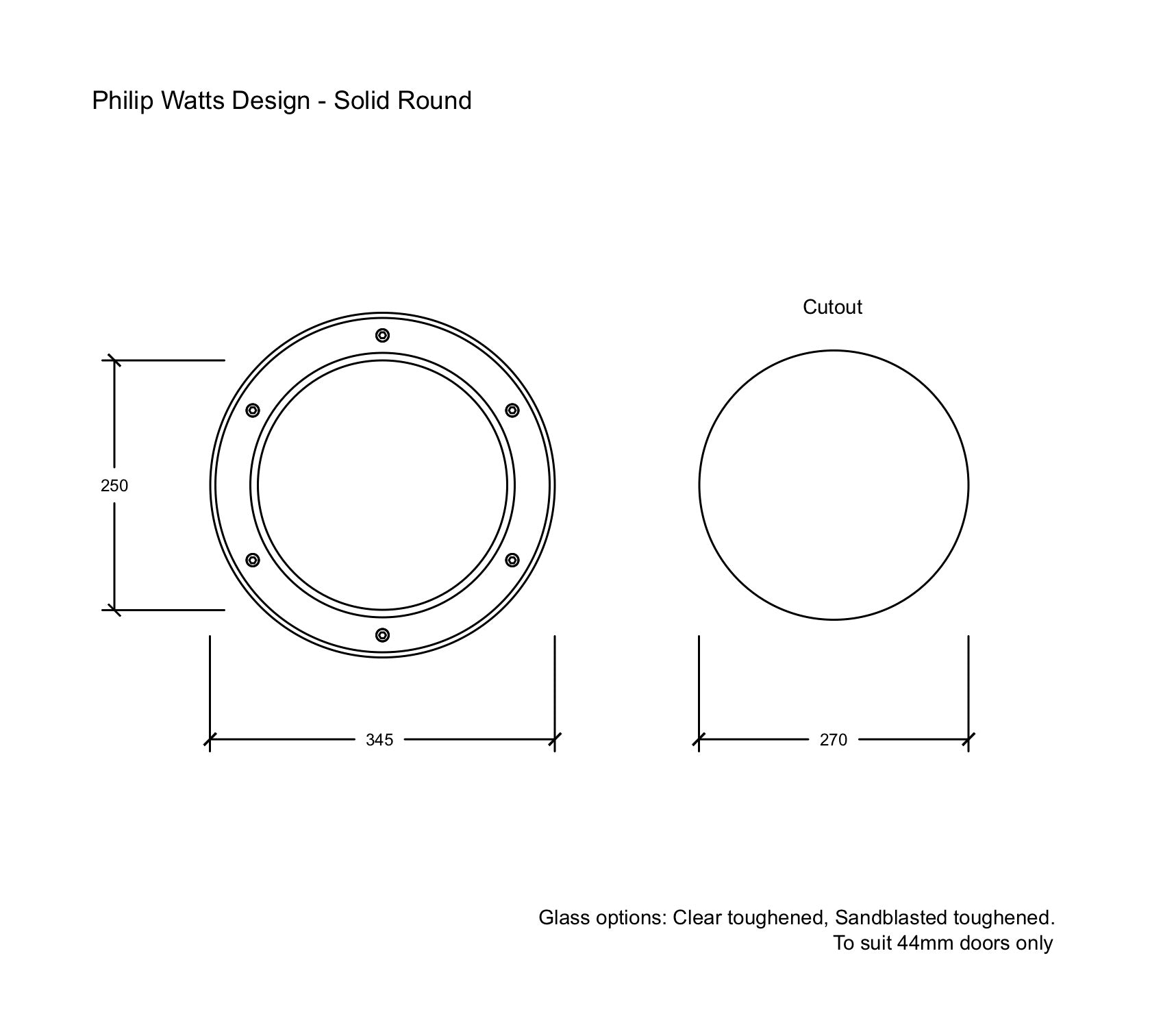 Normal Design Round Solid Round – Philip Watts Design