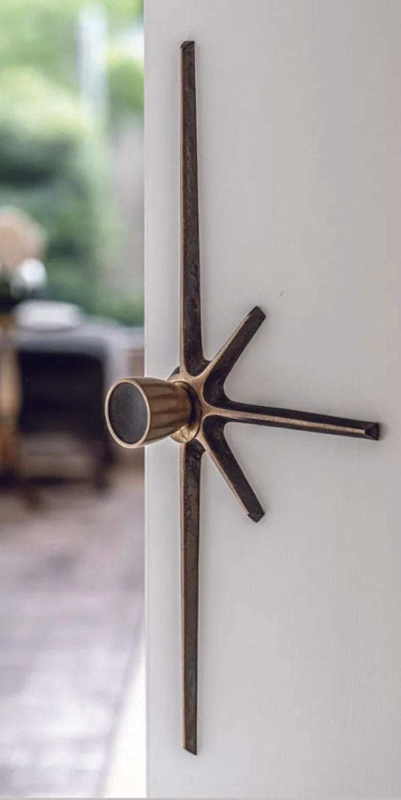 Starburst lever handle Philip Watts Design