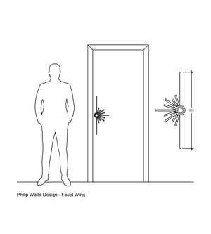 Sunburst lever handles – Philip Watts Design